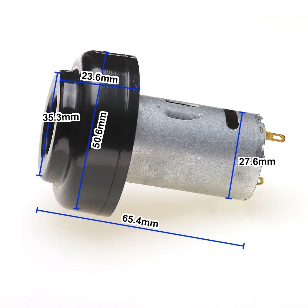 DC 5V 7.4V 12V 50W 395 Electric Blade Fan Motor Vacuum Cleaner Turbine Fan Double Ball Bearing Aluminum Impeller High Speed Fan