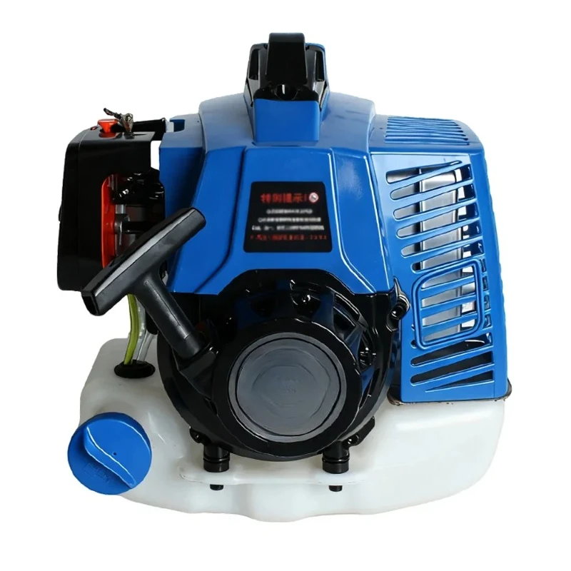 2-stroke Gas-powered Engine 90CC 2500W Power Head Small Petrol Engine Earth Auger Power Head Engine for Lawn Mower Garden Tools