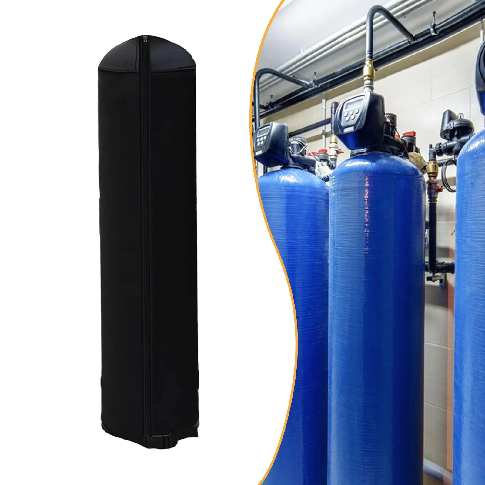 

Куртка резервуара для смягчителя воды, изолированная крышка, крышка для смягчителя воды, предотвращает потливость на улице