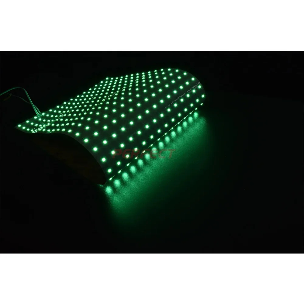 Pannello LED Chip Strip Light impermeabile Pannello LED di colore verde led schermo flessibile