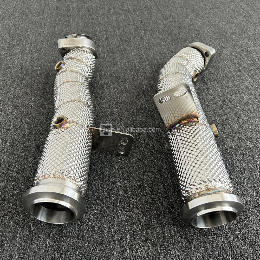 Für BENZ AMG C43 E43 E400 W205 M276 2017+ 3.0T Rechtslenker Hochwertige Downpipes – Detail 7