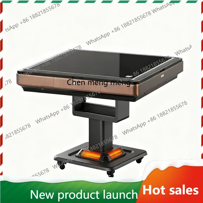 A51 طاولة جونغ صامتة قابلة للطي بأربعة منافذ أوتوماتيكية بالكامل، طاولة جونغ مزدوجة الأغراض منخفضة الضوضاء وغير المزعجة #2