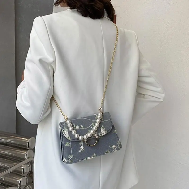 

Стильная мини -лоскутная сумочка женская кружевная цветочная вышивка с цветочной вышивкой с цветочной вышивкой для девочек 20CA