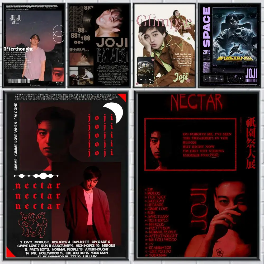 

Famous Singer J-Joji Poster Posters Fancy Wallart Sticker for Living Room Bar Painting Decoration Room Wall Decor