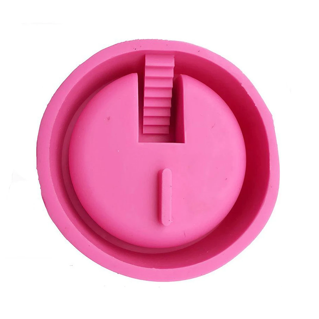 Heavy Tasks Reusable Simple Stepping Stairs Cylinder Cylinder Silicone Resin Concrete Tank Mould