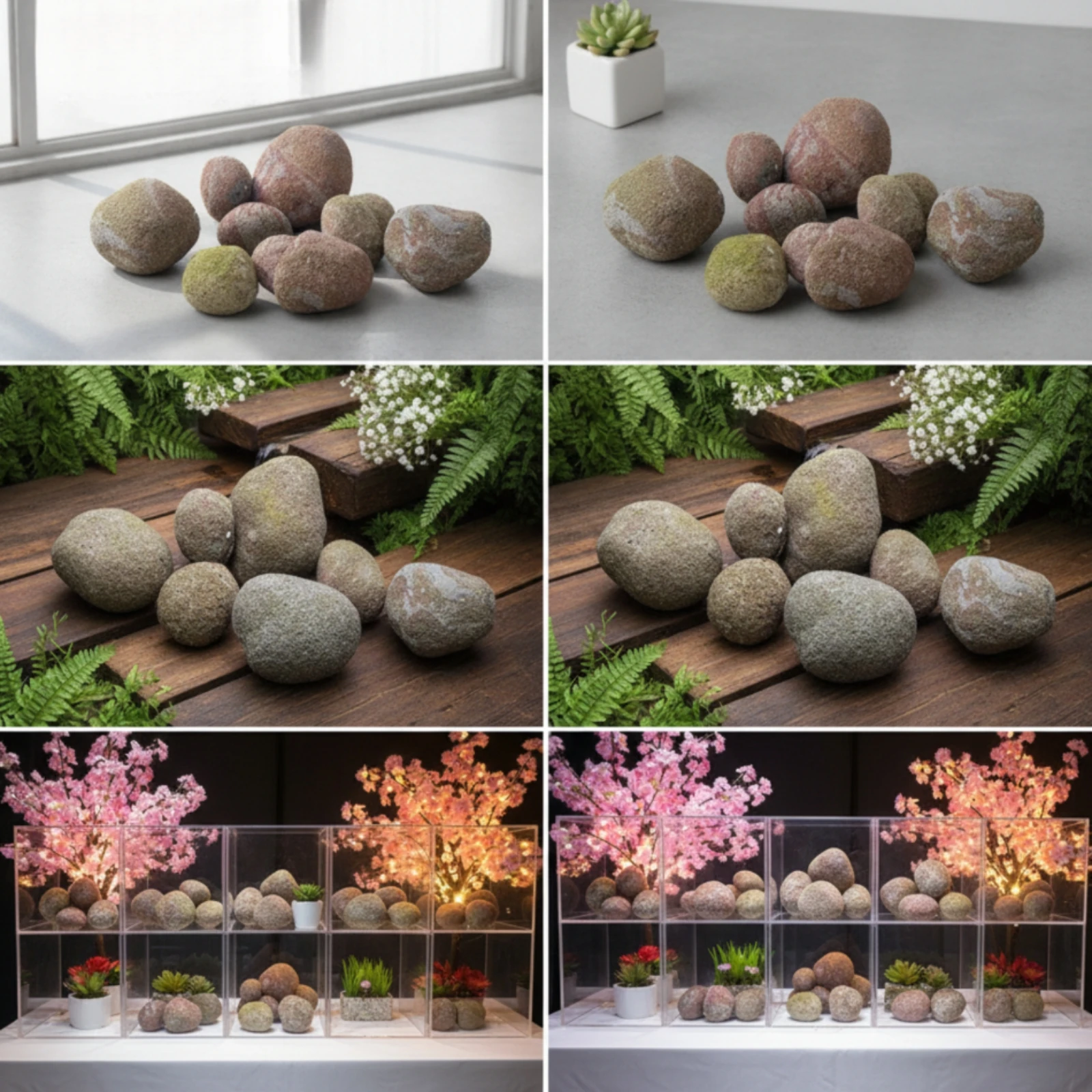 Fake Boulder Lightweight Faux Boulder Fake Rock Long-Lasting Imitation Stone Weather-Resistant for Event Planners, Mall Display