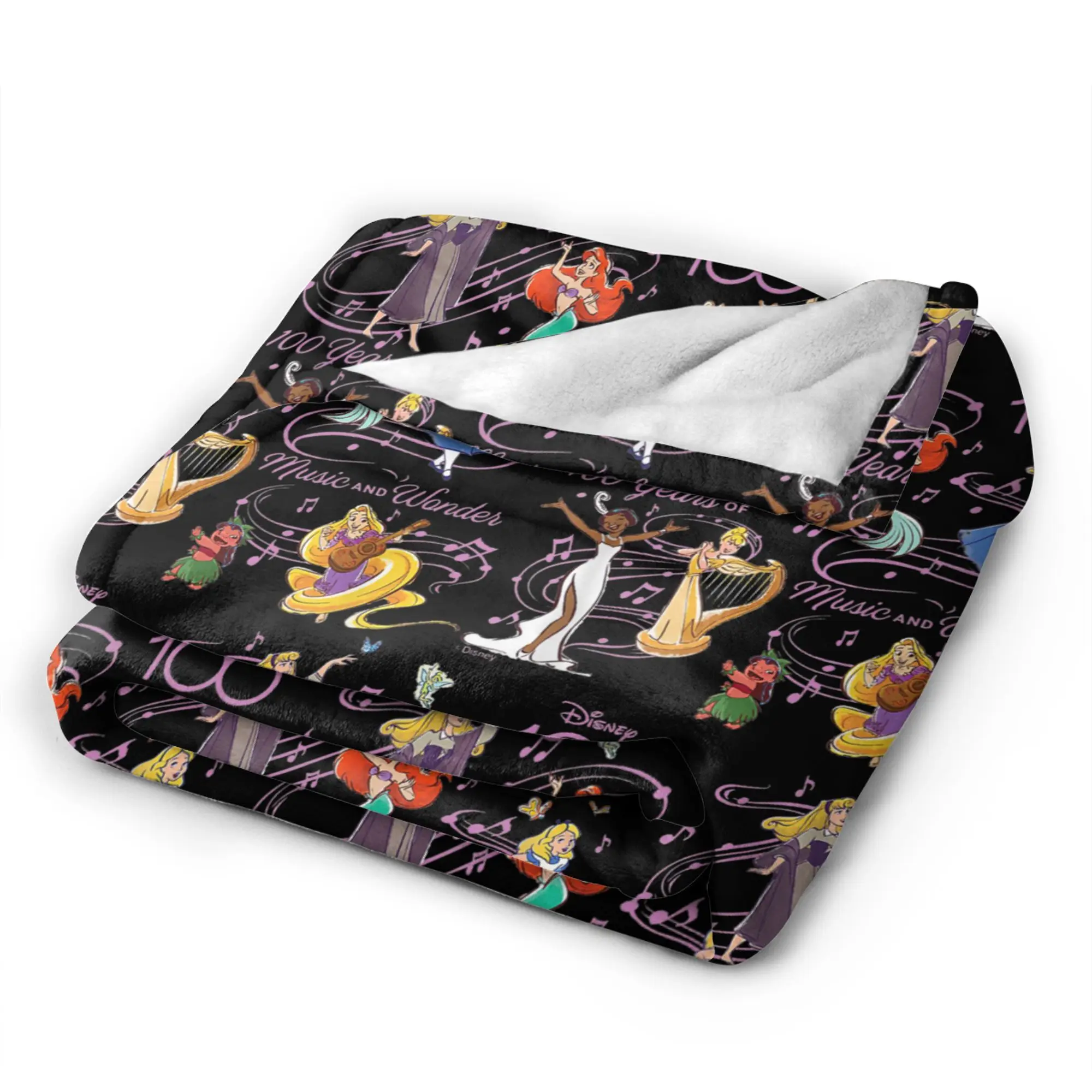 100 عام من الموسيقى بطانية عجب الأميرة أغاني أفخم مضحك تنفس رمي البطانيات للمنزل الخريف/الشتاء #3