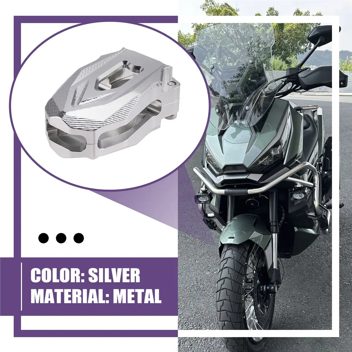 Vogue moto télécommande housse de Protection clé housse de Protection pour Zontes 368D 368M 368G 368K 368E argent
