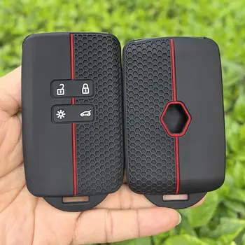 Silikonový kryt na klíč od auta pro Renault Captur Koleos Kadjar Arkana Megane Dacia Duster Sandero Stepway Smart Remote Control Case 8 nejlepší prodej Pouzdro na klíčenku Toyota - №3