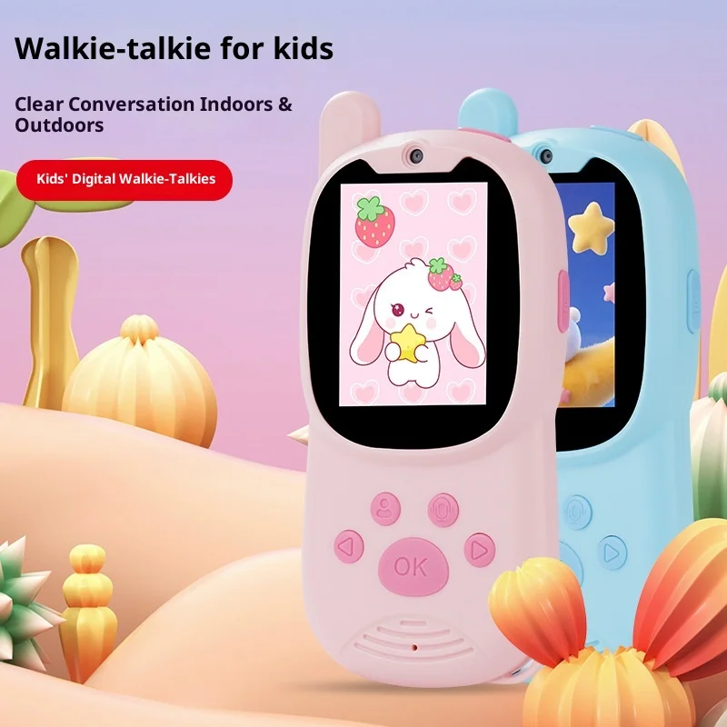 Simulatieapparaat Kinderen Video-intercom Ondersteuning Voice Photo MMS Lange afstand WiFi-speelgoed voor ouder-kind cadeau