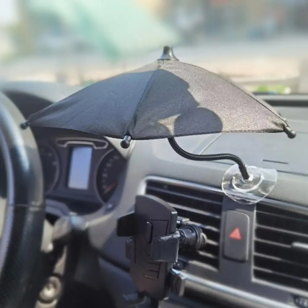 Car Mobile Phone Sunshade Umbrella Portable Anti-UV Sun Shield Foldable Phone Sun Shade Cover Magnetic Sunshade for Phones