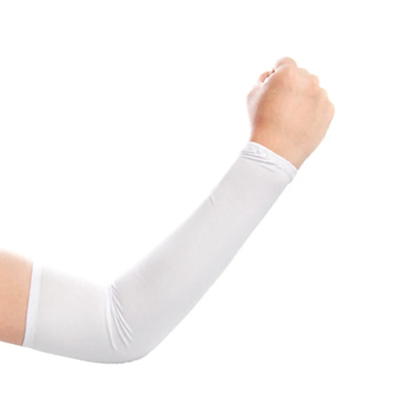 Free shipping 20pair Personalized White Plain Arm Sleeves Sublimation football sleeves Fishing arm sleeves blanks