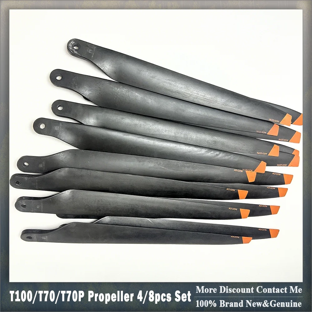 Genuine T100S/T70S/T55/T100/T70/T70P Propeller 4 pairs/8 pairs for For DJI Argas Plant Protection Drones Repair Part