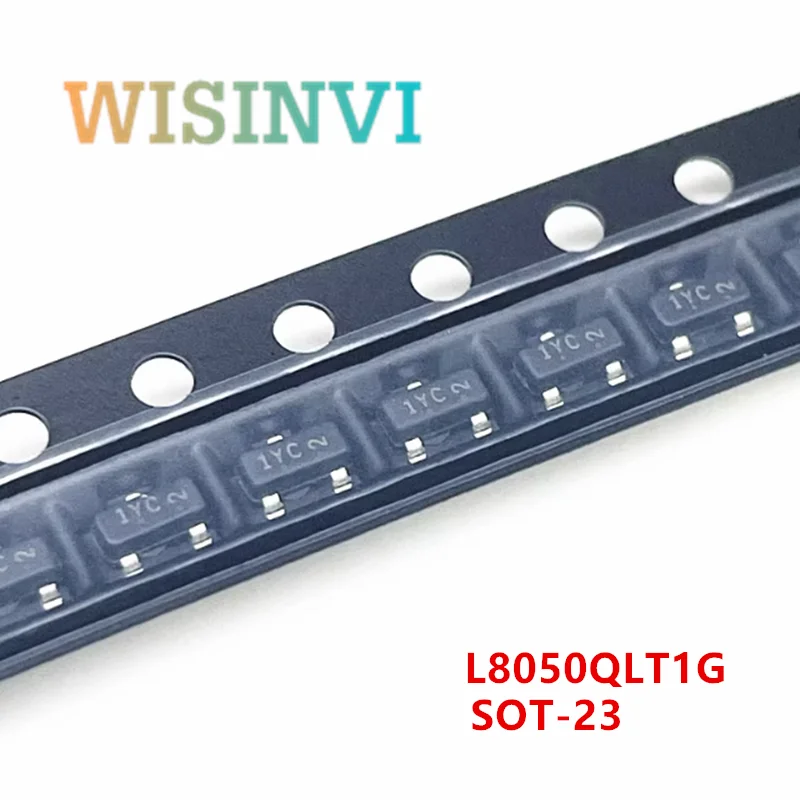 

50pcs L8050Q L8050QLT1G 1YC L8550Q L8550QLT1G 1YD SOT-23 25V 800mA General Purpose Transistors NPN Silicon