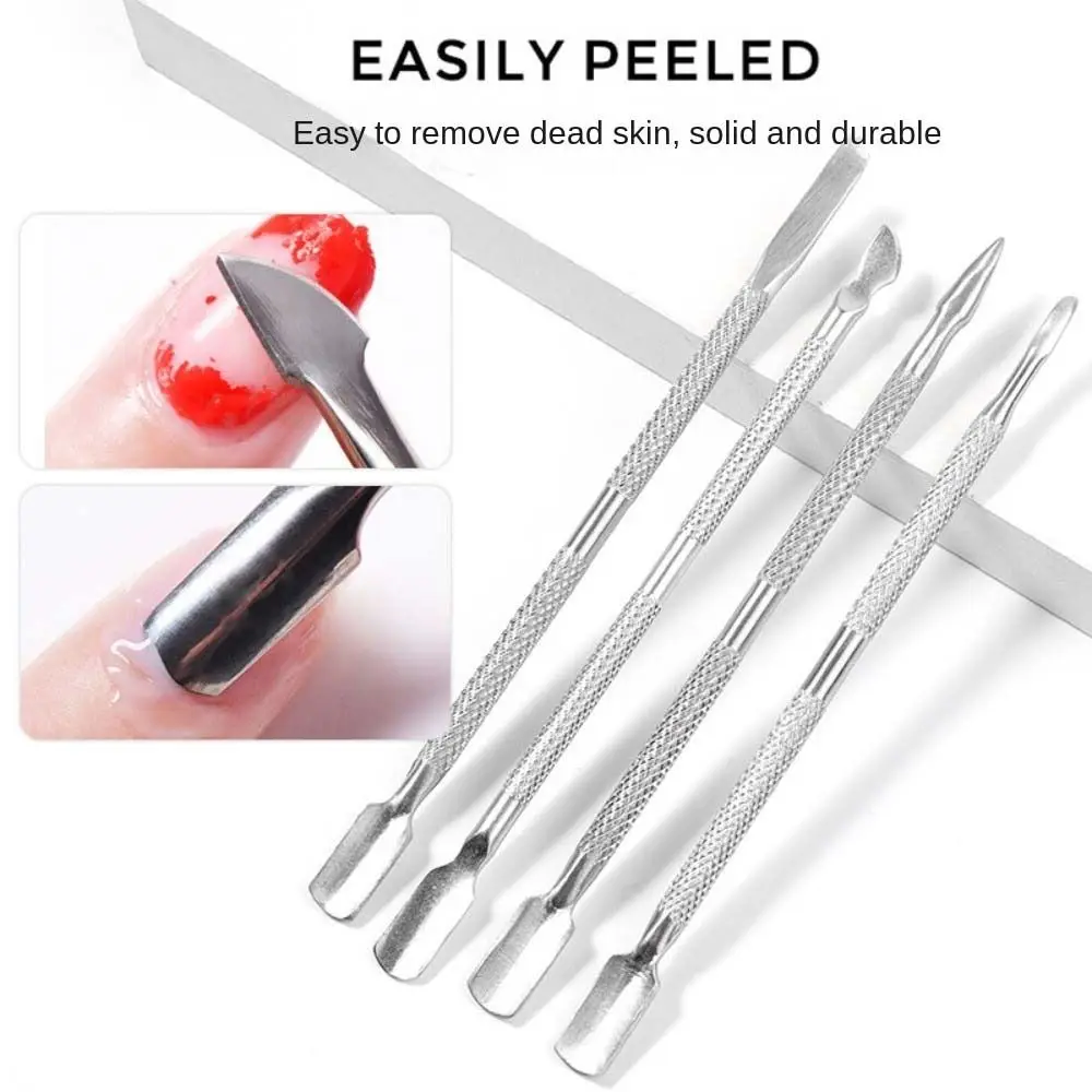 Clean UV Gel Cuticle Remover Double Head Nail Cuticle Pusher Manicure Accessories Nail Art Files Dead Skin Pusher