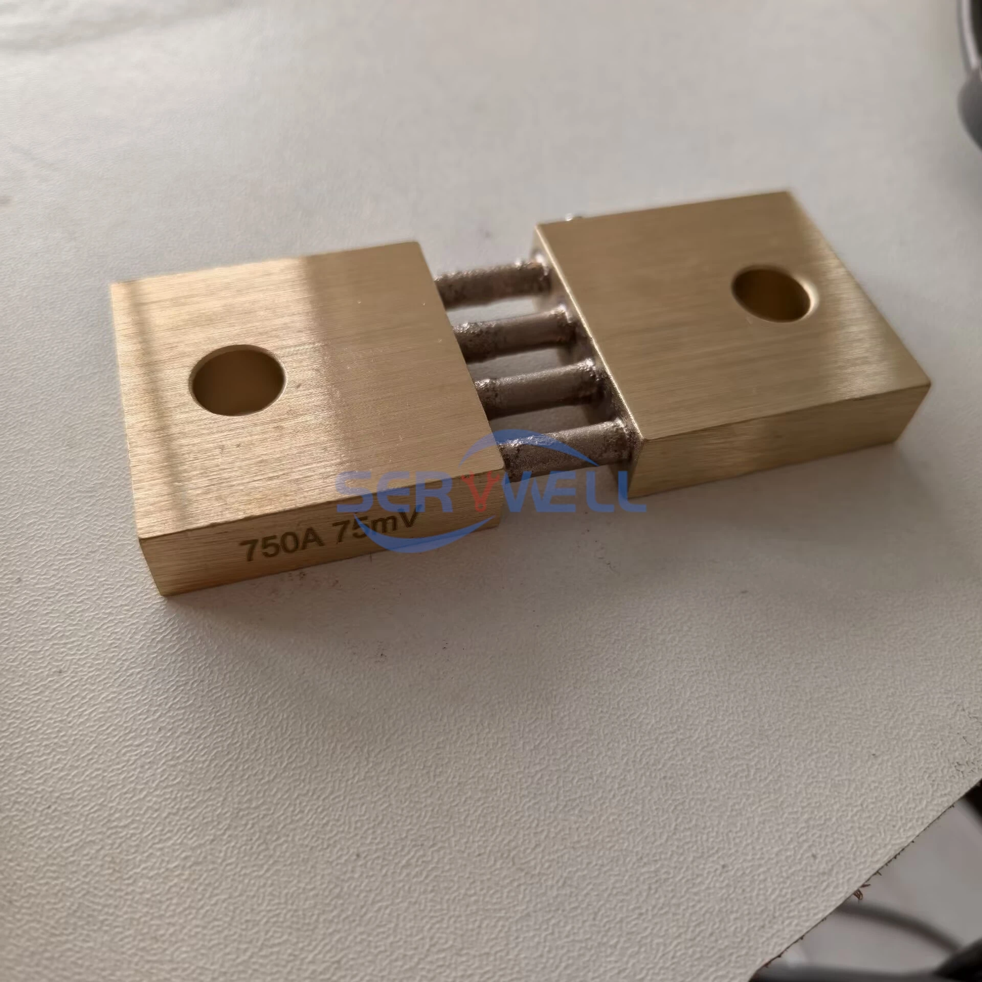 750A 75mV DC Current Shunt Resistor for Amp Ampere Meter Analog Ammeter