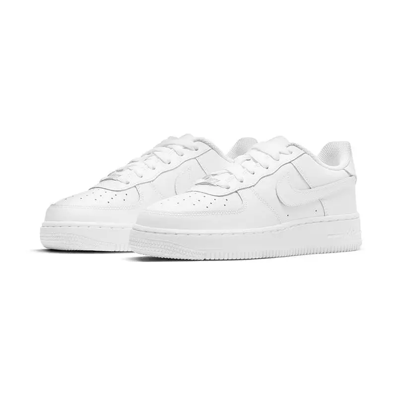 Nike Kids Air Force 1 Low LE " On White" Sneakers shoes With Original Box