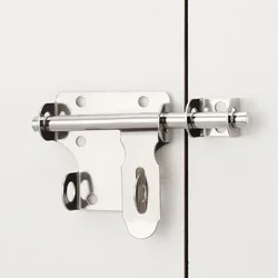 Stainless Steel Latch Security Door Bolts Mounted Locks Thickened Wooden Cabinet Latch Bathroom Pin Door Left and Right Latch