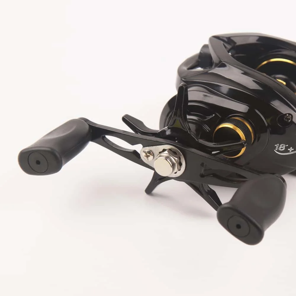 Neue Abu Garcia Baitcasting-Angelrolle, Übersetzungsverhältnis 7,1:1, 10 kg maximale Bremskraft, magnetisches Bremssystem, ultraleichter Nylon-Fiberglas-Körper – Detail 6
