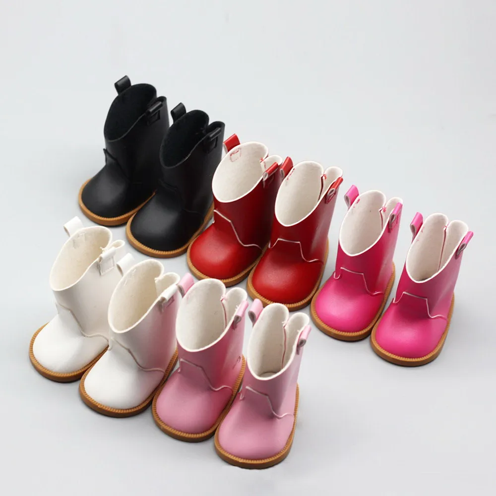 7cm Doll Shoes Doll Boots For 18 Inch American&43Cm Baby Reborn Clothes Accessories For Our generation Girl Dolls