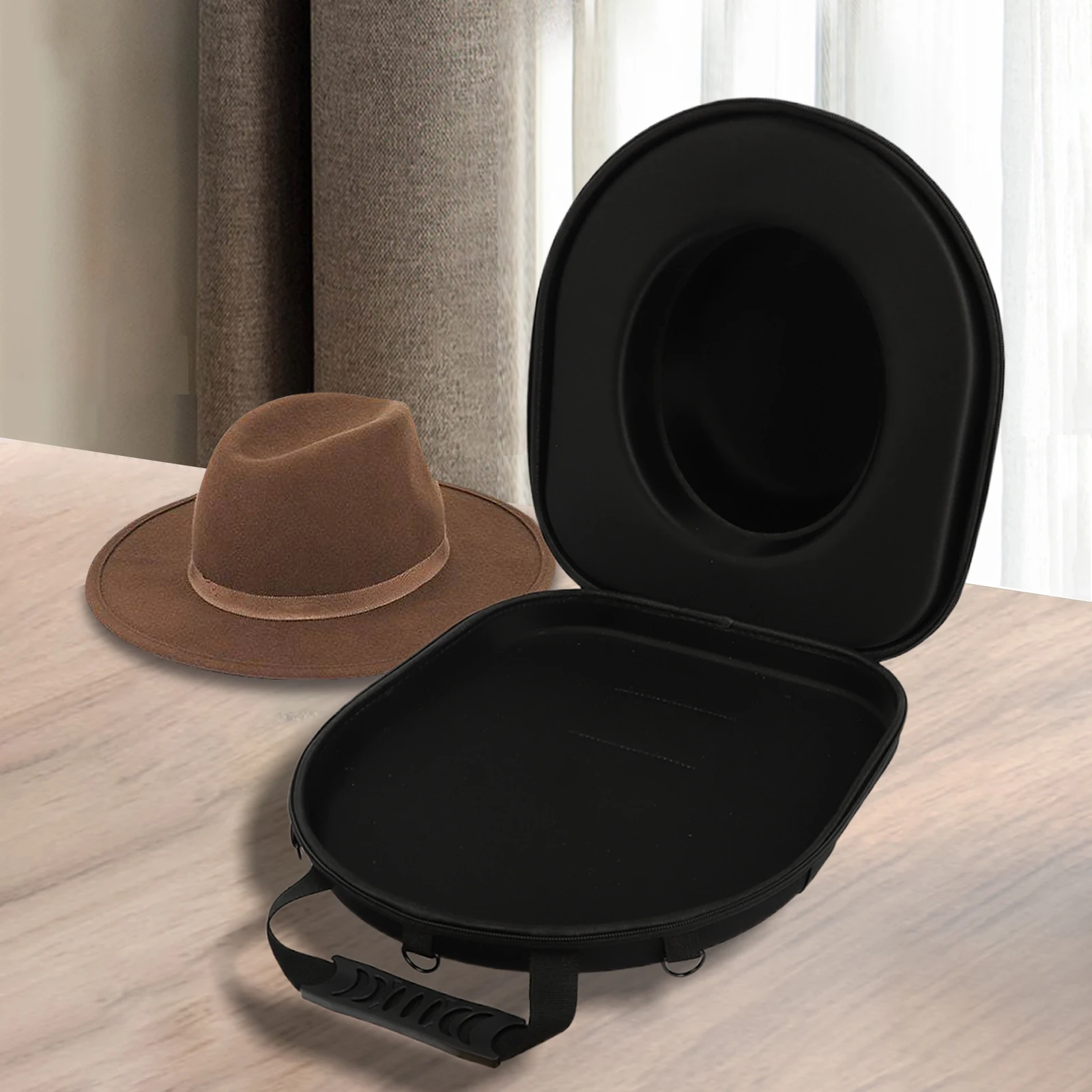 Cowboy Hat Storage Bag Carrying Bag Durable Hat Storage Box Large Capacity Organiser Travelling Portable Shoulder Bag