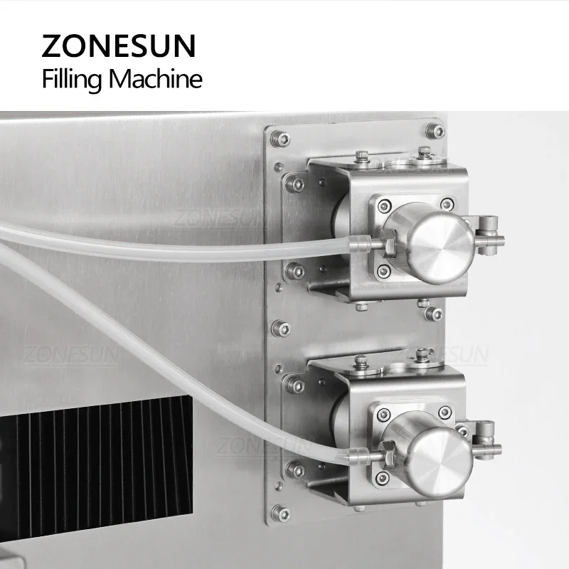 ZONESUN Automatic Ceramic Plunger Pump Liquid Filling Machine