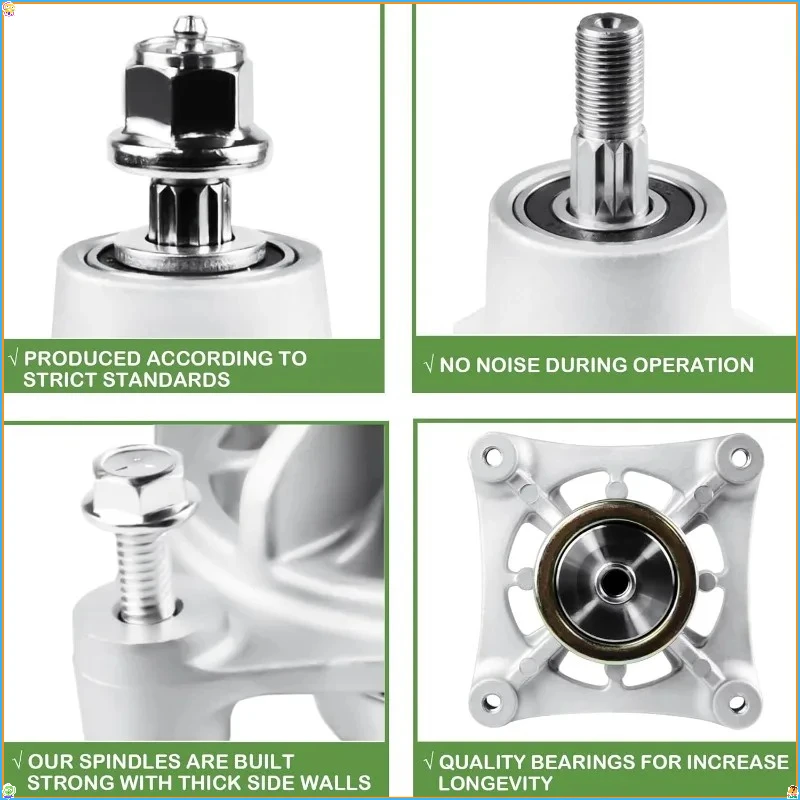 Mower Deck Spindle Assembly (3 Pack) - Fits Hustler Raptor Limited 36/42/52 Inch