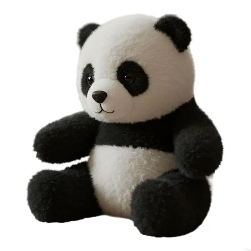 

54DA Panda Soft Stuffed Animal Desk Plush For Kids Educational Space Decors