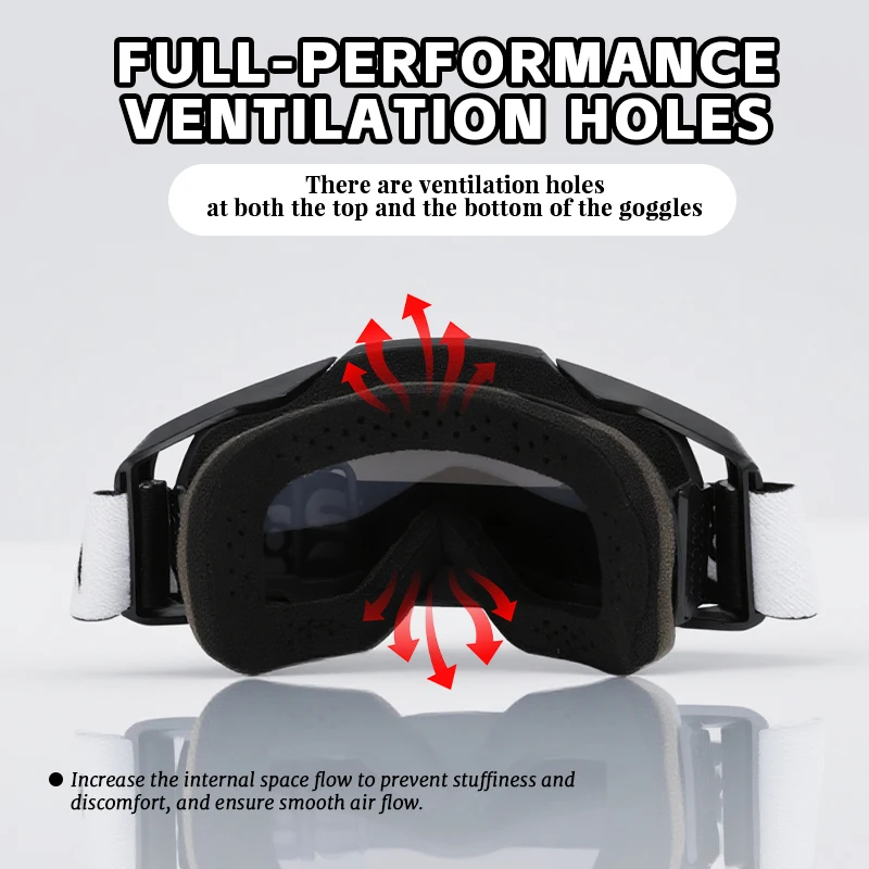 Karos Off-Road Cycling Goggles MTB ATV MX Motorcycle Racing Helmet Glasses UV400 Windproof Motocross Riding Sunglasses Gift K380 view 5