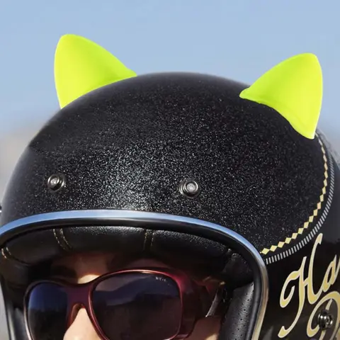 st/set motorcykelhjälm djävulshorn kattöron motocross väghjälmdekoration bilstyling motorcykeltillbehör 6 best sales Rockstar Motocross - №4