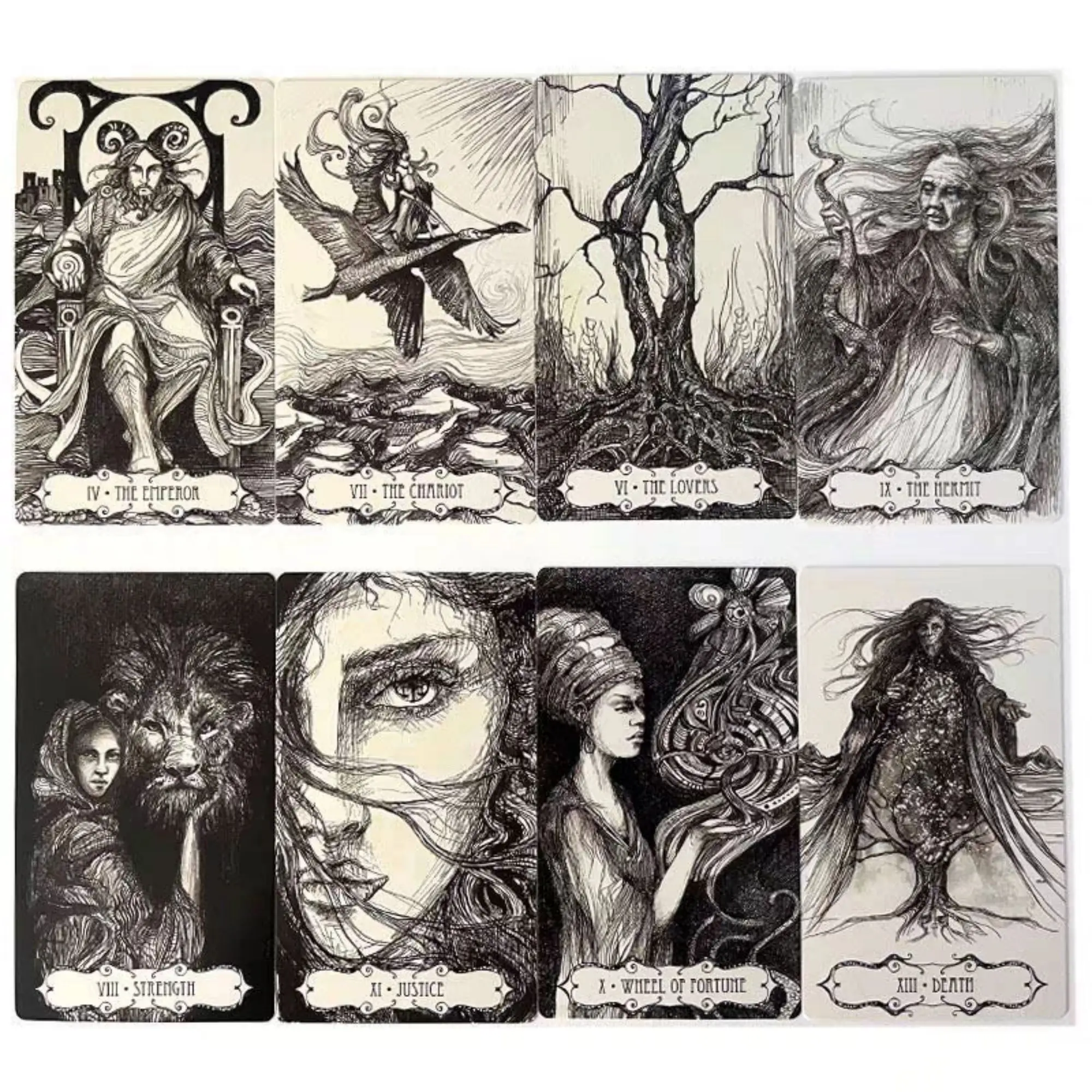 New Tarot of the Abyss 12x7cm English Card Leisure Board Game with Instruction Booklet Card Family Entertainment Kids Toys