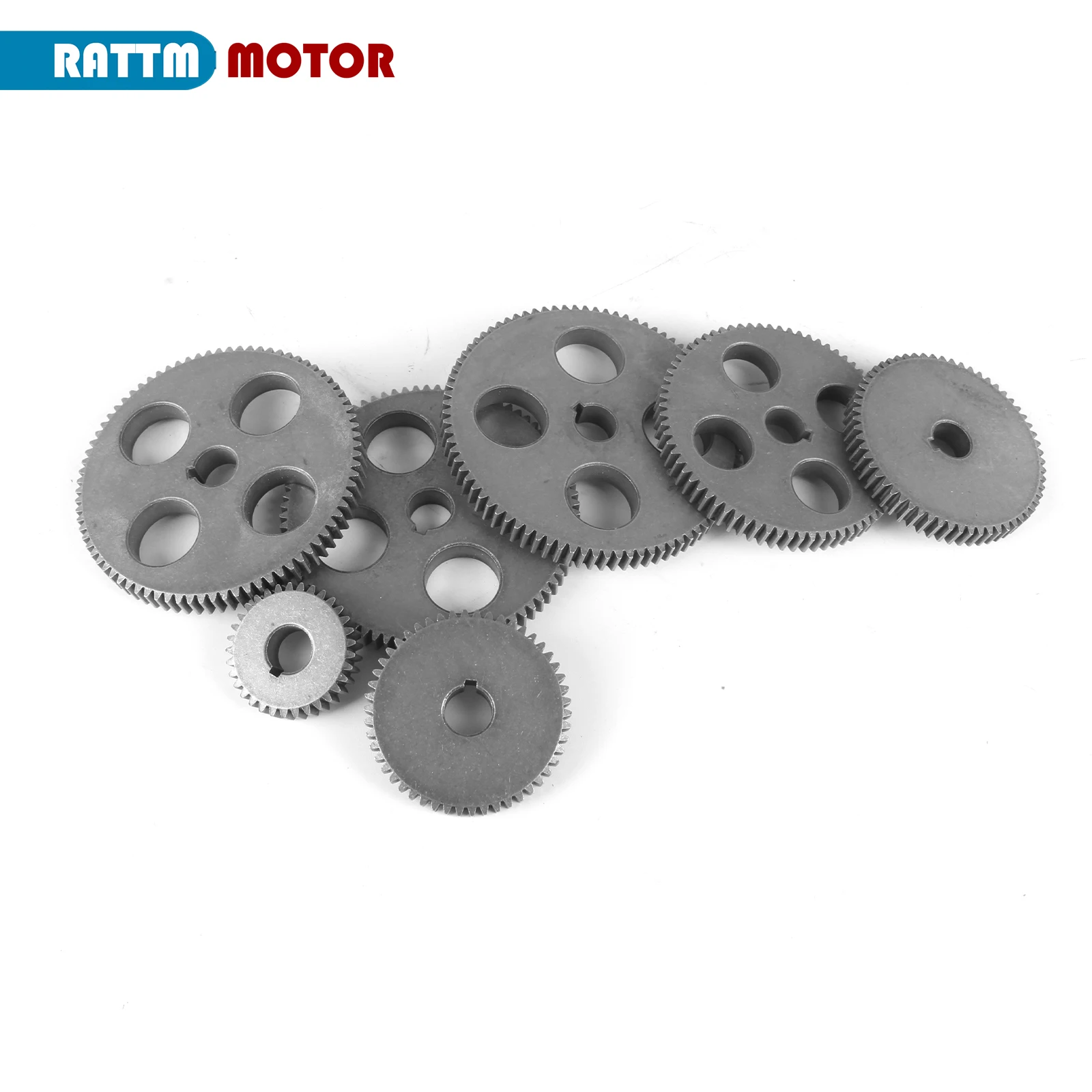80T/60T/50T/45T/40T/35T/30T/25T/20T التروس المعدنية ل CD210 WM210 مخرطة صغيرة مخرطة معدنية والعتاد مخرطة الملحقات مخرطة المعادن والعتاد