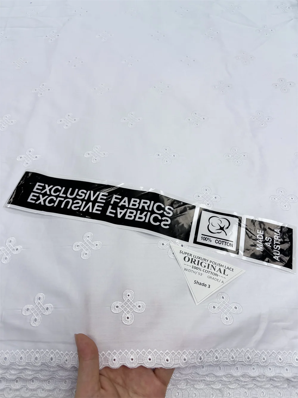 

Белое нигерийское кружево 2026 года, 5 ярдов, 100% хлопок, роскошная вышивка, высококачественный швейцарский вуаль-кружевной материал для мужчин, Дубай G9-1