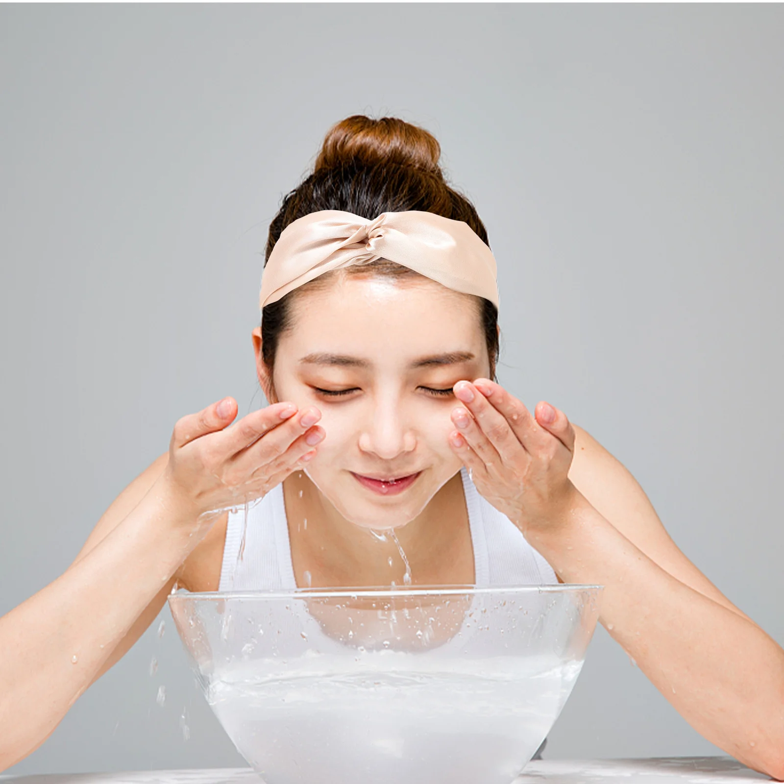 

9pcs Solid Color Hair Bands For Women Cloth Headbands Decorative Elastic Hairband Simple Chic Design Daily Wear Photo Prop