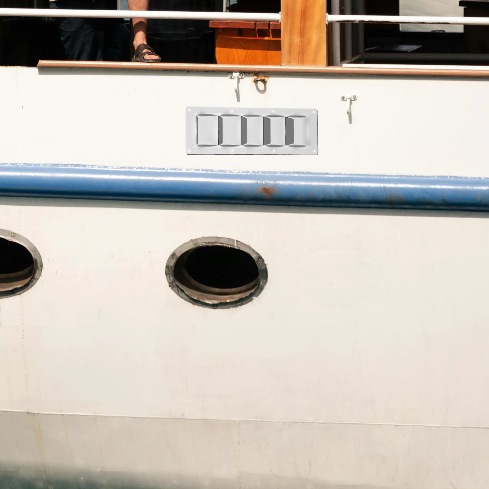 

Rv Yacht Louvered Vent Cover Outdoor Marine Exhaust Ventilation Plate Boat Camper Ventilation Accessories Louver Vent