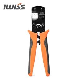 IWISS IWS-3220M Micro Connector Pin Crimping Tool 0.03-0.52mm² 32-20AWG Ratcheting Crimper for D-Sub Open Barrel suits Molex JST