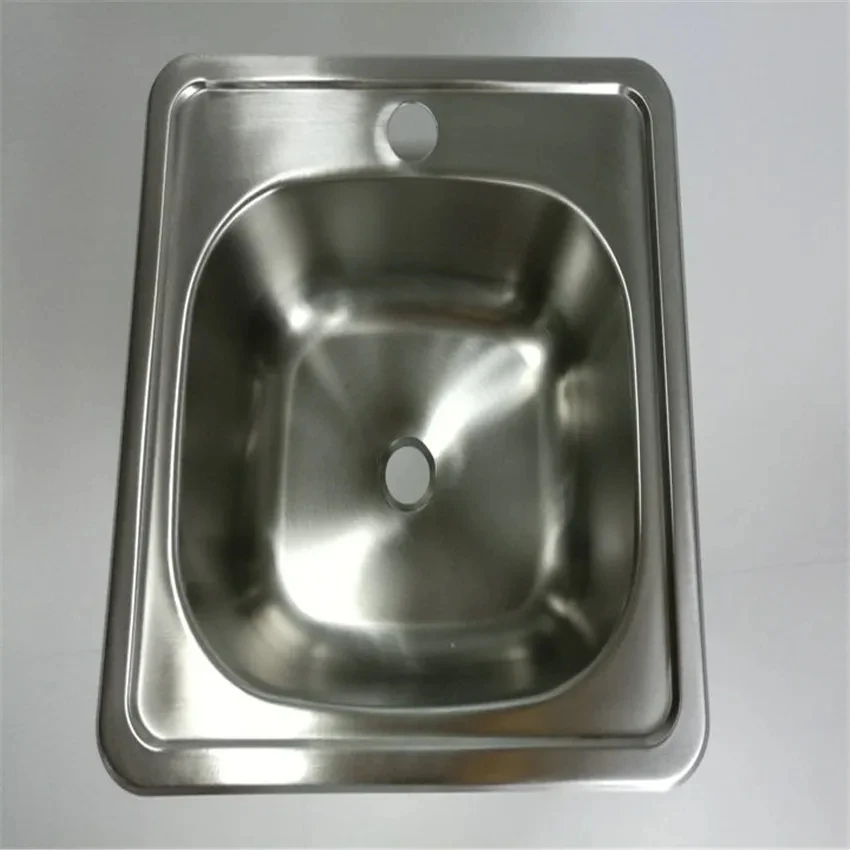 

Stainless Steel Hand Wash Basin Sink 380x380x150mm RV Caravan Camper Boat GR-527