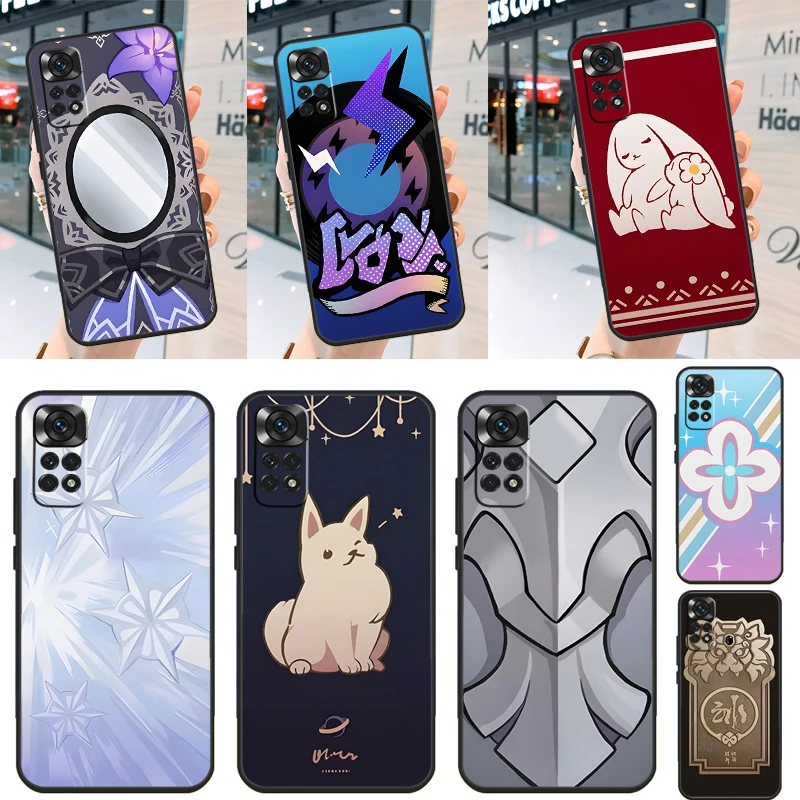 Honkai Star Rail Clara Bronya Case For Xiaomi Redmi Note 10 8 9 11 12 Pro 12 Turbo 9S 10S 11S 12S Redmi 9C 10C 12C Coque