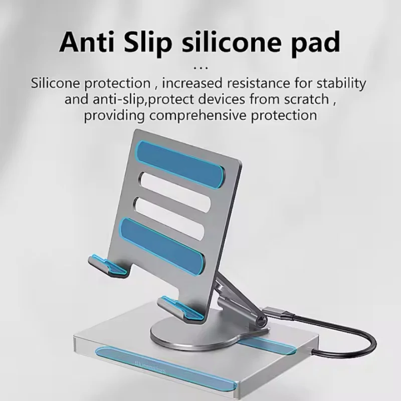 8 in 1 USB3.0 C Docking Station Smart Aluminium Metal USB Type C Hub with PD Charging