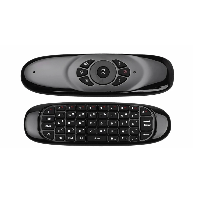 

CEA 2.4G Air Mouse Wireless Keyboard Remote Control For Android TV Box Computer English Version 6 Axes Gyroscope