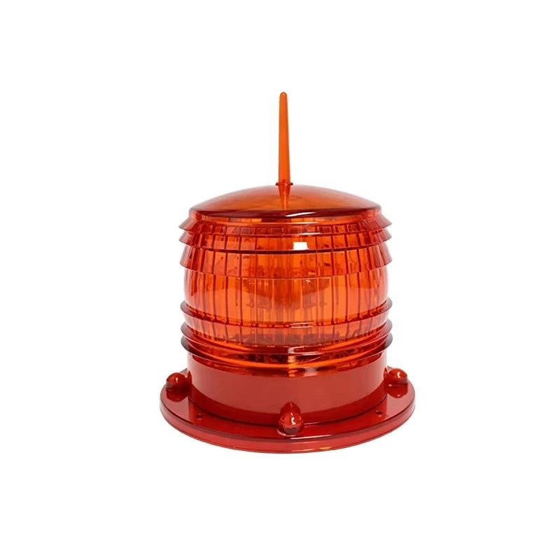 Solar LED marine lighthouse light, light-controlled marine buoy warning light
