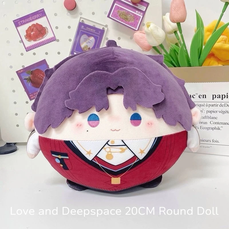Love and Deepspace 20CM runde Foto-Requisite Sylus Rafayel Zayne Xavier Caleb Anime Cosplay lustige Puppe Zuhause/Reise süße Foto-Requisite – Detail 2