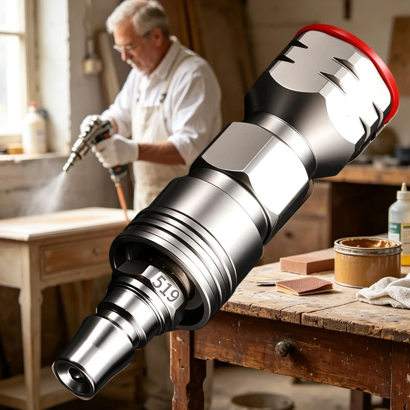 Paint Sprayer Spray Tip Stainless Steel Quick Connect Attachment Paint Sprayer Machine Spray Tips For Construction House
