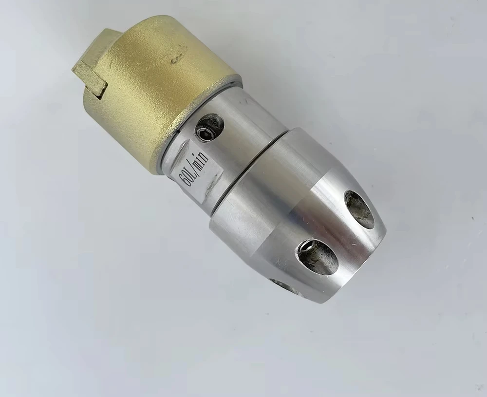 High Pressure Rotary Nozzle Alloy Blade Head Destructive Dredging Sewer Pipe Drilling Brick Cement Oil  Cleaning Dirt Blockage