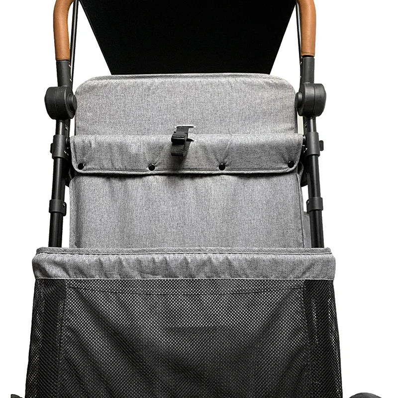 Hot Selling Style Double Handle Baby Stroller Foldable Large Space Four Seat Breathable Baby Wagon