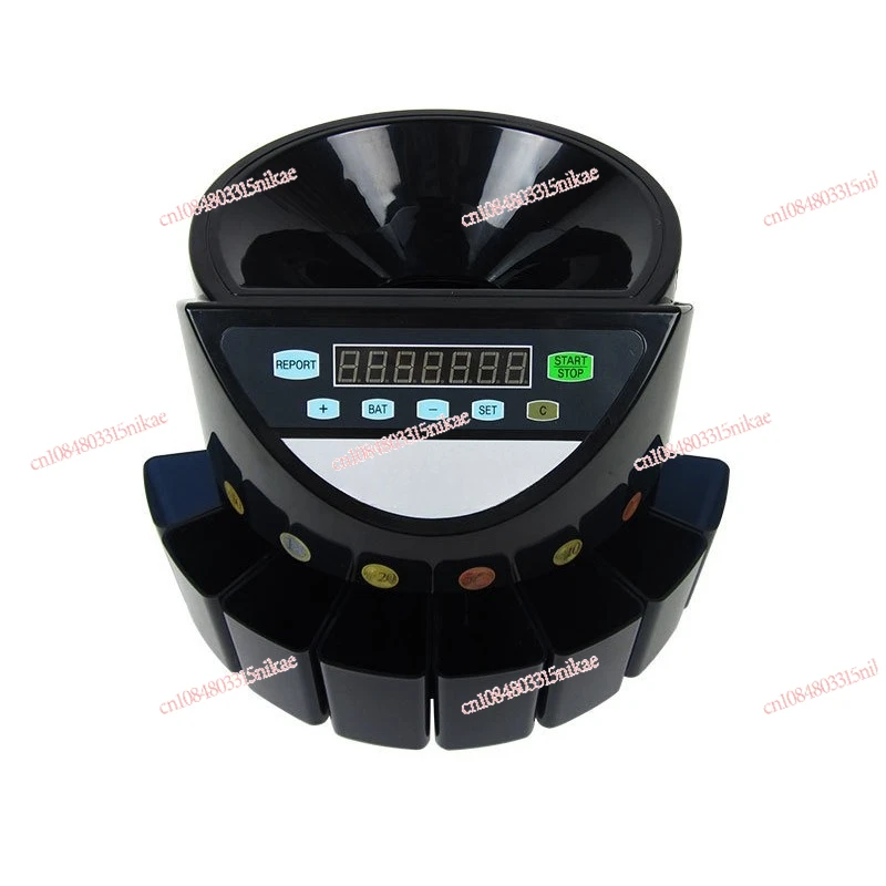 آلة العملات المعدنية XD-9002 النسخة الإنجليزية آلة عد العملات المعدنية الأوروبية والأمريكية والبرطانية آلة فرز إجمالية متعددة الجنسيات #5