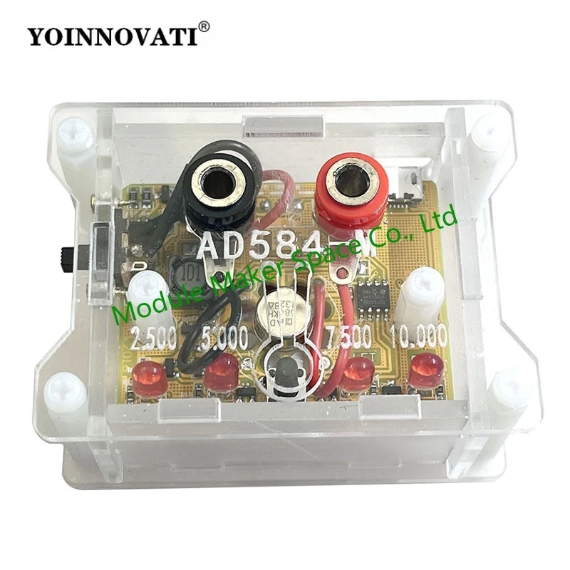 AD584 4 Channel 2.5V/7.5V/5V/10V High Precision Voltage Reference Module Circuit Board Testing