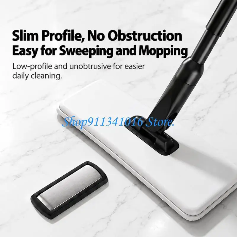  Invisible Floor Door Stop Security with Base and Separate Door-End Component