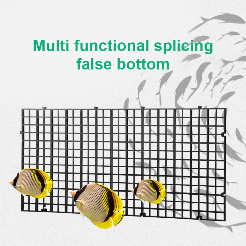 Detachable Spliceable Fish Tank Isolation Plate Upper Cover Net Bottom Filter Grid Bracket Bottom Filter Plate Divider Plate