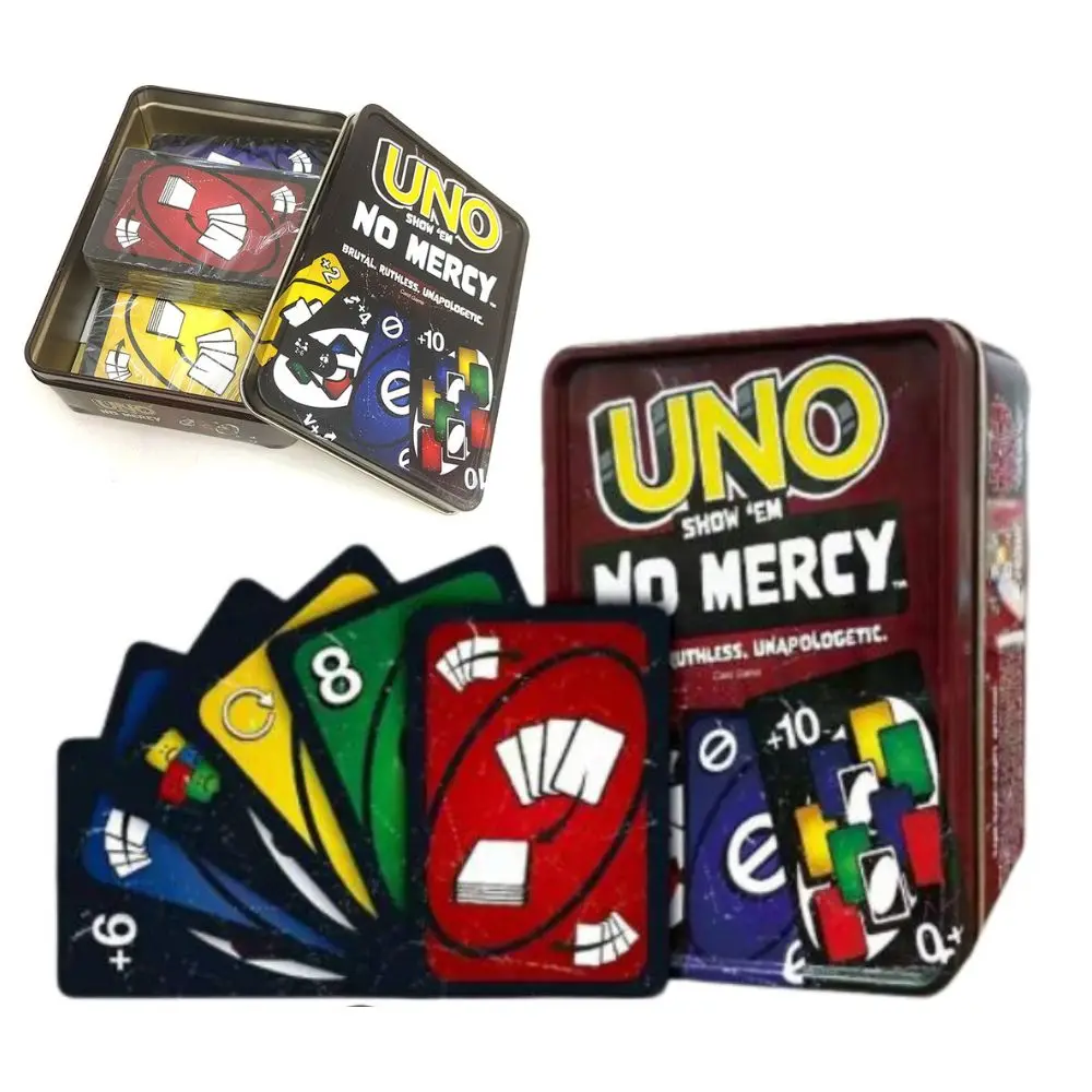 UNO FLIP! Pokemon No mercy Game Anime Cartoon Pikachu Figure Pattern Family Funny Entertainment uno Cards Games Christmas Gifts